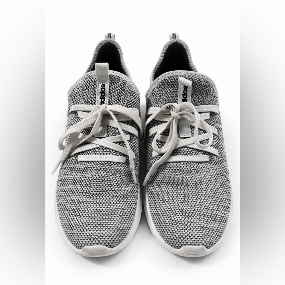 Adidas woman’s Gray and White Knit Sneakers